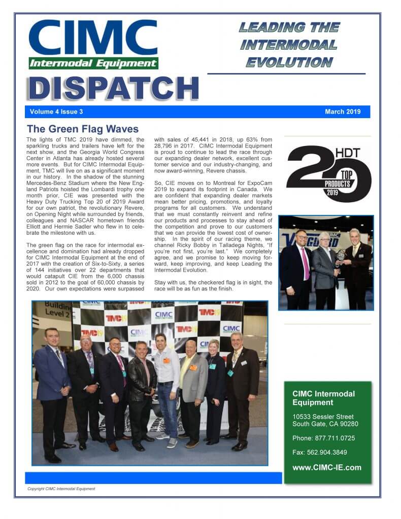 CIMC Dispatch March 2019