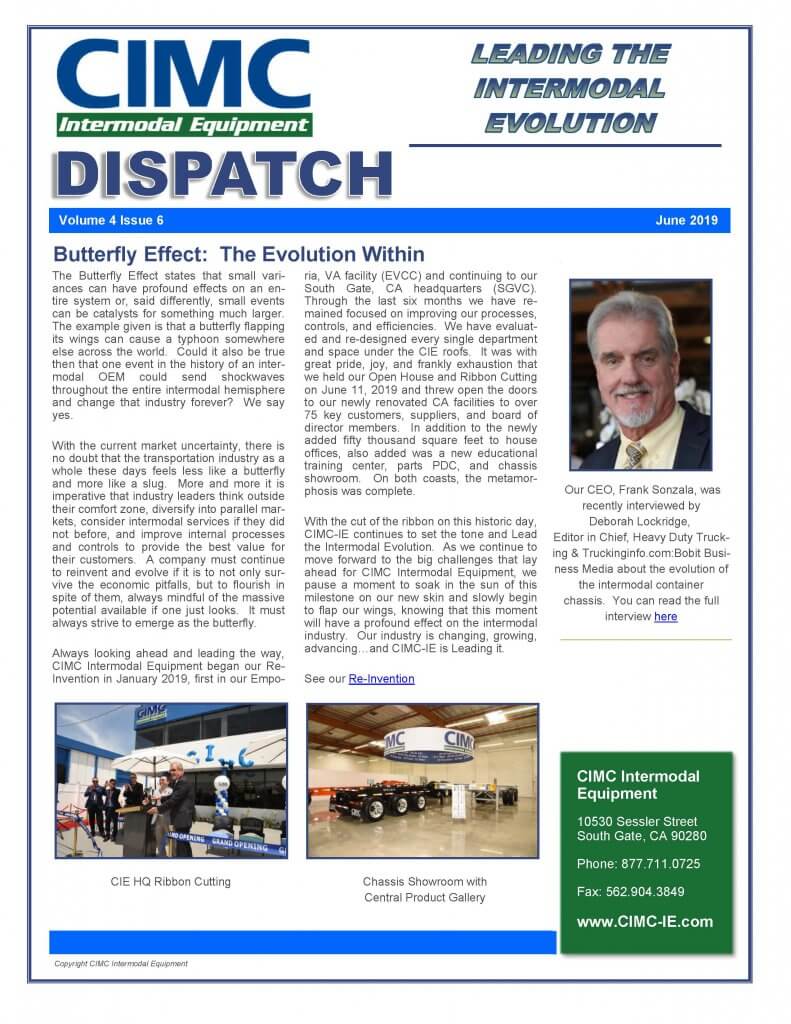 CIMC Dispatch June 2019