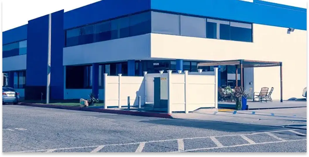 CIE Building exterior (blue & white)